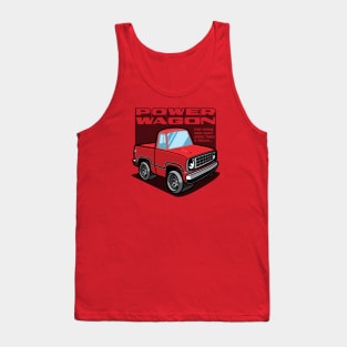 Bright Truck Red - Power Wagon Tank Top